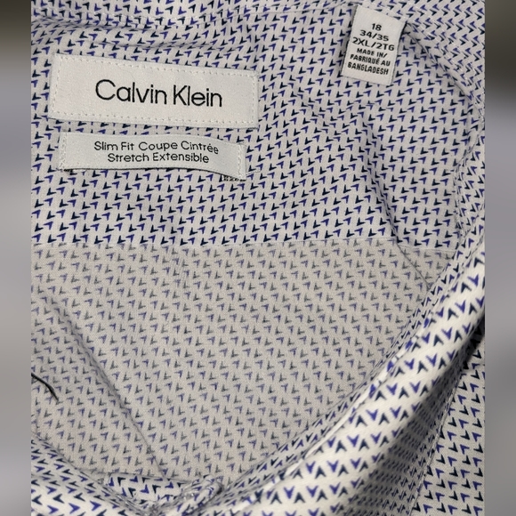 Calvin Klein Dress Shirt NWT - Picture 3 of 5